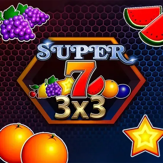 Miniatura cuadrada del juego «Super 7 3x3», del estudio RFranco, tal como la publica el catálogo del operador.